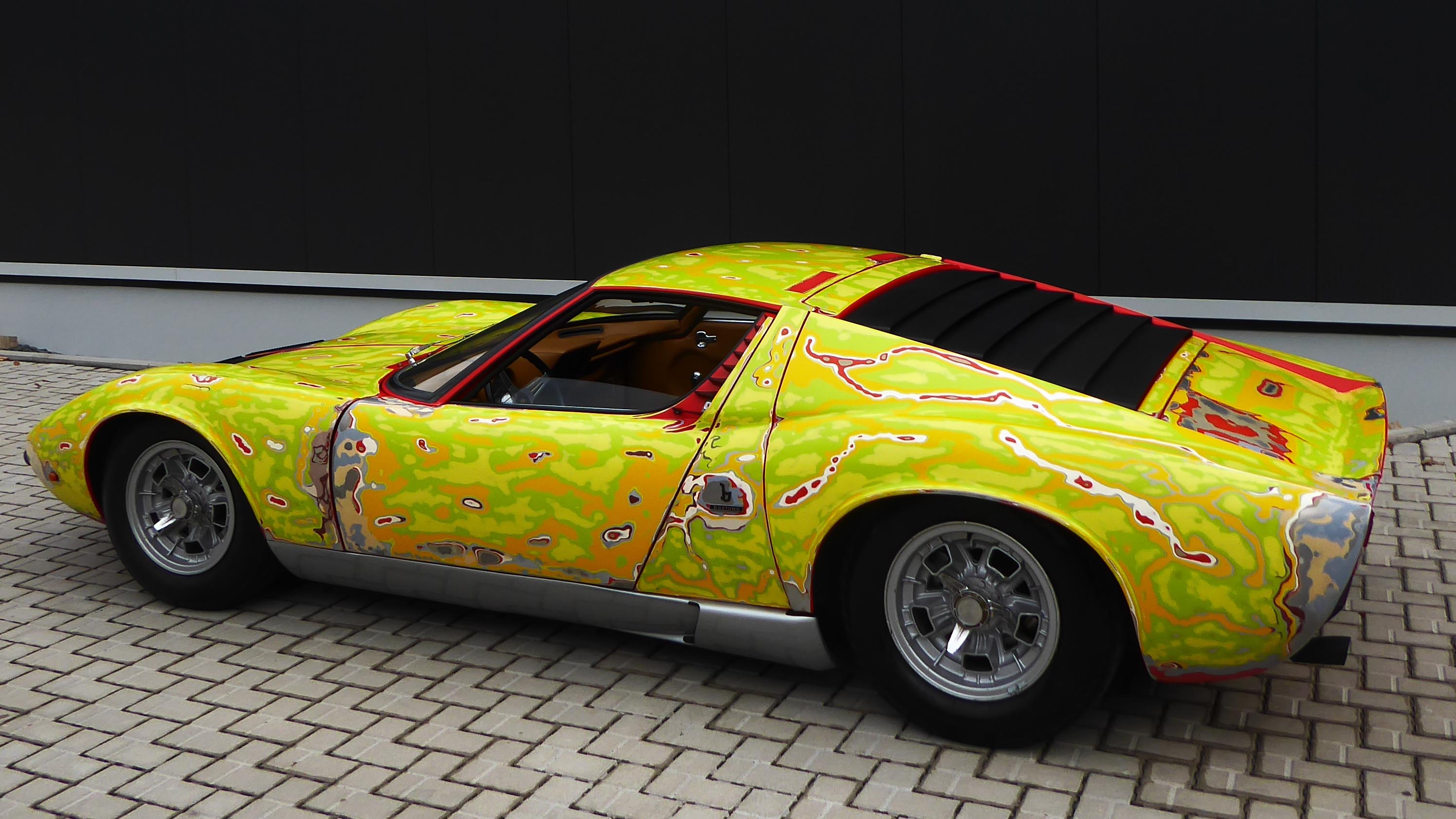 This is what the first Lamborghini Miura prototype looks like now